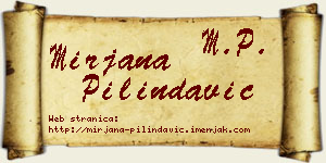 Mirjana Pilindavić vizit kartica